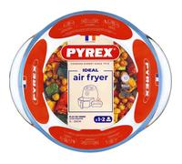 Plat air fryer - PYREX - 1450140 - Rond - En verre borosilicate - 20 cm