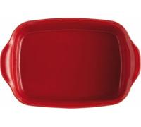 Plat individuel Ultime en céramique 22x14,5 cm Rouge Grand Cru