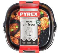 Plat carré avec anse - PYREX - Glide 22x21 cm - anti-adhésif - air fryer - sans PFAS