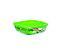 Pyrex – Plat à four en verre Cook&Store 4936458, carré avec couvercle 25 x 22 cm