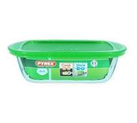 Pyrex Plat à four en verre Cook&store 4936460 rectangulaire avec couvercle 23x15 cm