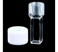 Plat colorimétrique à rainure en spirale en quartz de 10 mm - Capacité de 3,5 ml, quartz JGS-1, processus de moulage intégré