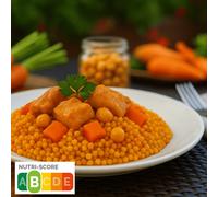 Plat cuisiné Couscous à la dinde légumes et boulgour MD 280g
