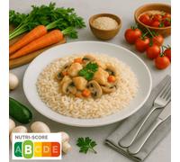 Plat cuisiné Poulet aux champignons et son riz MD 280g
