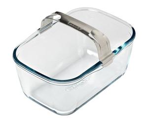 Plat cuisson rectangulaire avec anse - PYREX - 1 5 L - verre - air fryer - haute résistance