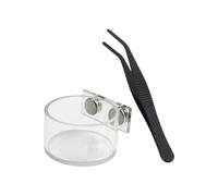 Plat D'alimentation Pour Araignée Sauteuse - Kit De Bol À Boire | Avec Pinces D'alimentation Accessoires Pour Enclos D'araignée Sauteuse | Pour Mantis Hermit Crab Lizard Snake Small Animal Tiny Reptil