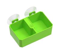 Plat d'alimentation pour Reptiles - Bol d'alimentation pour caméléon, Plateau d'alimentetion pour Serpent, Bol d'eau pour Gecko, Plat pour lézard à Ventouse réglable | Ensemble de mangeoires à Double
