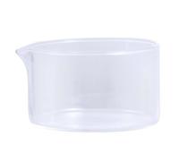 Plat de Cristallisation en Verre à Fond Plat avec Bec pour Laboratoire | Verre Épais, Usage en Expériences Scientifiques, pour Poudres, Solides et Cristaux en Formation