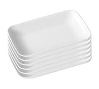 Plat de cuisson | 6 pièces plats de cuisson pour four plat à lasagne rectangulaire pour four micro-ondes friteuse à air grille-pain, 7, 5x4, 7x0, 8 pouces