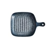 Plat de cuisson avec poignée, plaque en céramique for four Collations(Blue)
