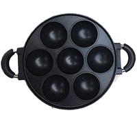 Plat De Cuisson De Gâteau À 7 Trous, Moule À Omelette en Fonte, Marmite Antiadhésive, Moule À Gâteau pour Tarte Aux Œufs De Petit-déjeuner, Moule À Boulettes De Poulpe Moule À Gaufres Aux Œufs