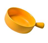 Plat de cuisson en céramique avec poignées pour une utilisation au four, durable et polyvalent pour servir des repas