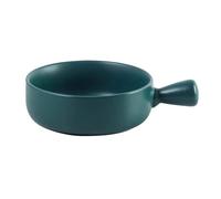 Plat de cuisson en céramique avec poignées pour une utilisation au four, durable et polyvalent pour servir des repas