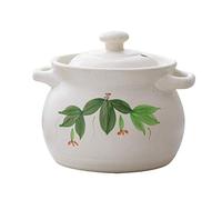 Plat de cuisson en céramique haute température, Cocotte en céramique blanche, plusieurs tailles(Capacity 2000ml)