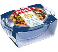 Plat De Cuisson Ovale Avec Couvercle Pyrex 4,1 L, Verre