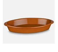 Plat de cuisson ovale terre cuite - 34*19 cm