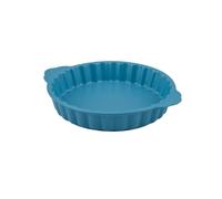 Plat de cuisson Plaque de cuisson circulaire créative en céramique à double oreille 360 ml for la et le rôtissage steaks(Blue)