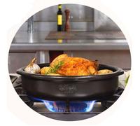 Plat de cuisson Professional en pâte à feu - D 40 cm