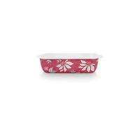 Plat de cuisson rectangulaire Flower Festival Framboise - 27,5x18,5x6 Pip Studio