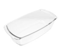 Plat de Four en Verre Rectangulaire 1,8 L pour Restaurants et Boulangeries | Chauffe Uniforme, Résiste aux Hautes Températures, Nettoyage Facile, Usage Professionnel Cuisine
