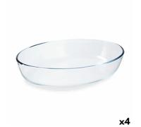 Plat De Four Pyrex Classic Ovale 30 X 21 X 7 Cm Transparent Verre (4 Unités)