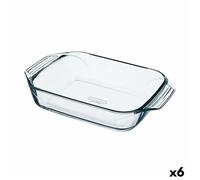 Plat De Four Pyrex Irresistible Rectangulaire Transparent Verre 6 Unités 31,5 X 19,7 X 6,4 Cm