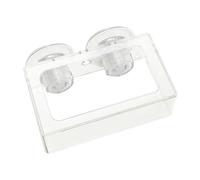 Plat de nourriture pour crevettes, poissons, bol carré avec ventouse, plaque d'alimentation lente, support alimentaire en acrylique pour aquarium