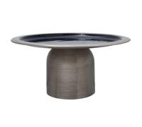Plat de Présentation Design "Leca" 29cm Argent & Bleu