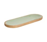 Plat de Présentation en Bois "Inaya" 40cm Vert