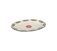 Plat de Présentation en Porcelaine "Mona" 33cm Vert