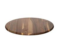 Secret de Gourmet - Plat de présentation tournant Acacia 50 cm Marron
