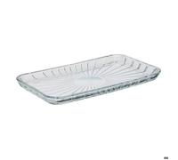 Plat de présentation transparent L27,6xp16,2xH2,1cm - Atmosphera Créateur d'intérieur