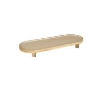 Plat de Présentation Uni en Bois "Dune" 50cm Beige