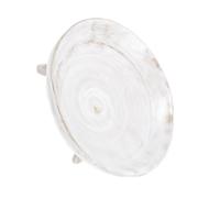 Plat de Sauce à Tremper Créatif en Céramique Blanche à Trois Pieds | Surface Polie et Lisse, Portions Individuelles, pour Huile Pimentée et Vinaigre, Usage Maison ou Restaurant