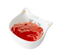 Plat de sauce de soja en céramique - bol de trempage en forme d'animal, plaques de condiments Miini | Small Sushi Dip Bowl, porte-plats côté apéritif, assiette de sauce dessert pour la cuisine de tabl