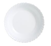 Plat de service creux blanc 28 cm - Feston - Luminarc