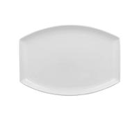 Plat de service ovale MARRIOT en Porcelaine blanche 40x28 cm