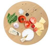 Plat de service pivotant KADAX en bois, 40 cm