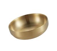 Plat de service professionnel en acier inoxydable pour condiments, sauce, apéritif, bol à tremper pour les cuisines compactes et les repas, plateau à sauce en métal pour salle à manger