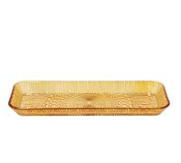 Bitz Plat de service Kusintha rectangulaire 14x38 cm Amber