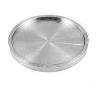 Plat de service rond à double paroi en acier inoxydable résistant à la chaleur 32 cm (20 cm)
