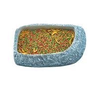 Plat d'eau de Tortue, Bol d'eau de Serpent - Plat d'alimentation du réservoir de Reptiles | Décor de Terrarium pour Les Nouveau-nés, l'élevage, Le Gecko arboricole, Aquatique
