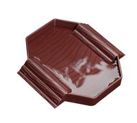 Plat d'eau de tortue - petit bol de bain reptile, baignoire d'alimentation | 2 en 1 plat de tortues résistants taches pour gecko, serpent, lézard, dragon barbu, tortue, réservoir, terrarium, acces