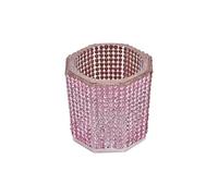 Plat élégant en verre à strass pour ongles en acrylique, support de brosse de manucure et stockage de liquide, structure bien conçue, outil de manucure en verre décoratif