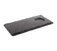 Plat en ardoise naturelle, (L)250 x (P)120mm, anthracite