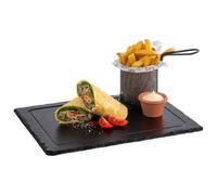 Plat en ardoise naturelle, (L)330 x (P)240 mm