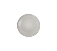 Plat en grès blanc, rond, uni - House Doctor, Pion - Ø36x5 cm