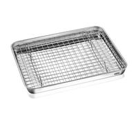 GEFU – Plat en inox et sa grille 31,5 cm