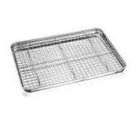 Plat en inox et sa grille 40,5 cm Gefu