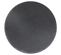 Plat en Pierre Naturelle Noir pour Service de Table Chic Rustique | Ardoise Photo-friendly, Décor de Table et Banquet, pour Salades et Fromages